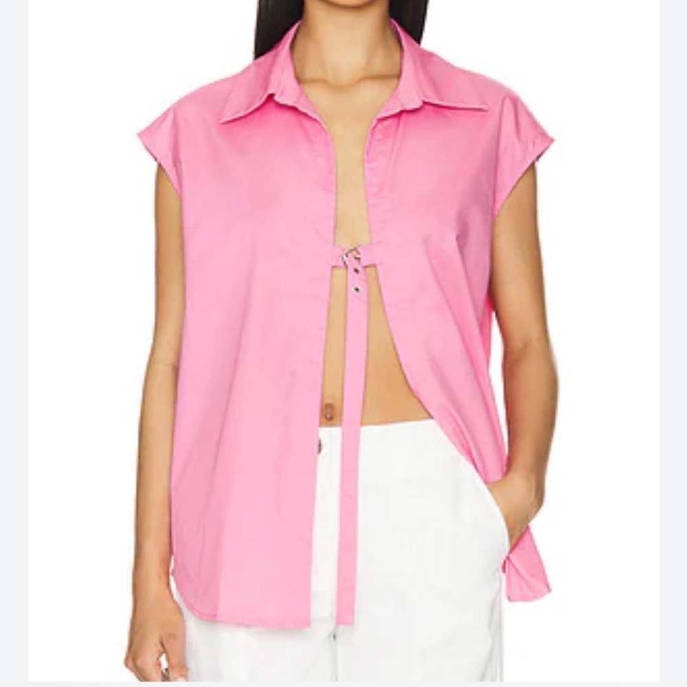 By.DYLN bought in revolve Pink cotton shirt
